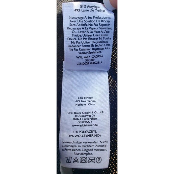 Eddie Bauer Ascent Cardigan Women’s Sz S Wool Blend Black Open Front Knit - Picture 9 of 12